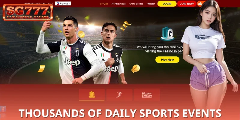 Experience thousands of live sports events each day