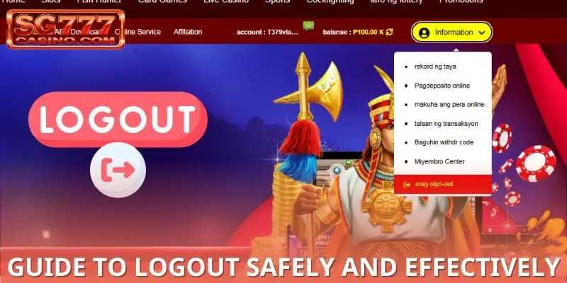 Guide to Perform SG777 logout Safely and Effectively Guide to Perform SG777 logout Safely and Effectively