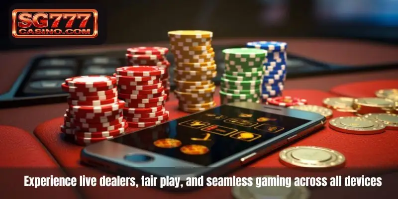 Experience live dealers, fair play, and seamless gaming across all devices